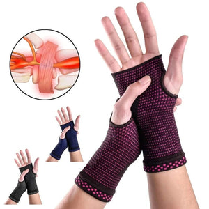 Premium Wrist Compression Carpal Tunnel Driving Gloves - Comfy Arms