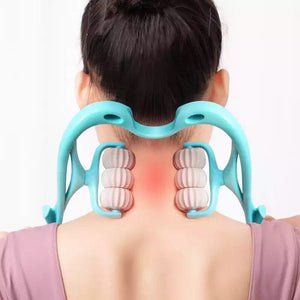 6-Wheeled Neck and Shoulder Massager