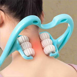 6-Wheeled Neck and Shoulder Massager