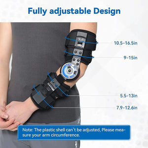 Stabilizer Post-Op Elbow Brace for Injury Recovery - Comfy Arms