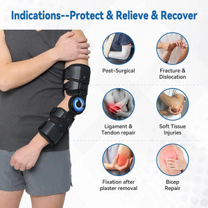 Stabilizer Post-Op Elbow Brace for Injury Recovery - Comfy Arms