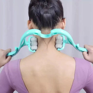 6-Wheeled Neck and Shoulder Massager