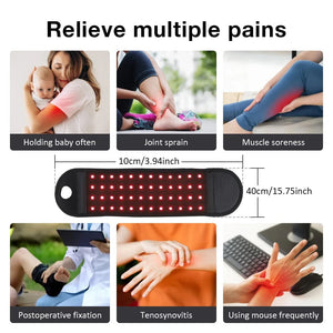 Blood Circulation Red Light Heat Wrist Brace